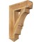 Ekena Millwork Balboa Arts & Crafts Rough Sawn Bracket, Western Red Cedar, 6"W x 24"D x 32"H BKT06X24X32BOA03RWR - alternate 1